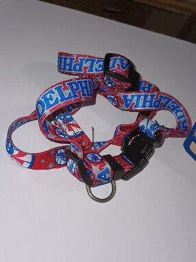 NEW Philadelphia 76ers NBA 5/8 Inch Adjustable Pet Harness XS